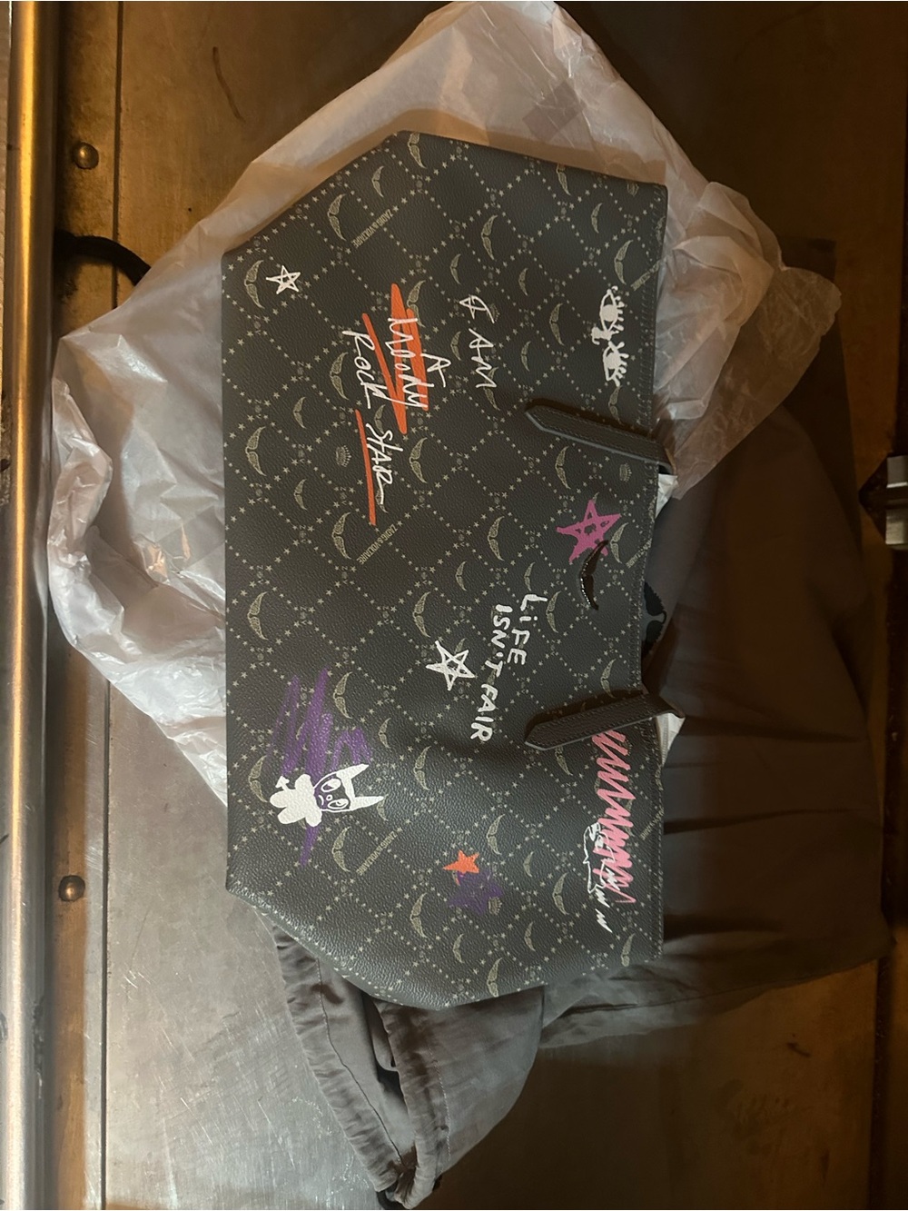 Zadig & Voltaire Z Shopper Monogram Tag Bag - Picture 3 of 3